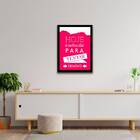 Quadro Hoje É Outro Dia Para Tentar De Novo 24x18cm Moldura:m