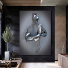 Quadro Homem Metal 3d -- Br Artes