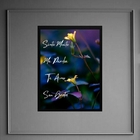 Quadro Ho'oponopono - Mantra Mágico 33x24cm - Com Vidro Moldu