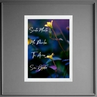 Quadro Ho'oponopono - Mantra Mágico 33x24cm - Com Vidro Moldu