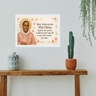 Quadro Horizontal Beata Nhá Chica 45x34cm Moldura Preta