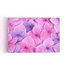 Quadro Hortênsias Roxas E Rosas Fotografia 100x70cm