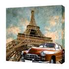 Quadro Impressão Digital Carro Marrom 30x30cm Uniart