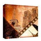 Quadro Impressão Digital Paris Mix Imagens Terra 30x30cm Unia