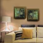 Quadro Impressão Mandala Sobreposto Ouro Velho 60x60cm