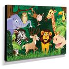 Quadro Infantil Animais Canvas 30x40cm-inf168