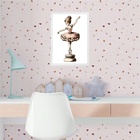 Quadro Infantil Bailarina Caixinha De Música 45x34cm - Com Vi