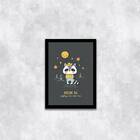 Quadro Infantil Bichinho Dream Big 24x18cm - Com Vidro Moldur