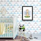 Quadro Infantil Estilo Aquarela Girafinha 33x24cm - Com Vidro