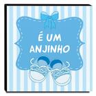 Quadro Infantil Maternidade É Um Anjinho Canvas 30x30cm-inf257