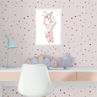 Quadro Infantil Menina Sapatilha De Balé 33x24cm - Com Vidro