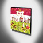 Quadro Infantil Natal Canvas 30x30cm-inf93