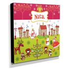 Quadro Infantil Natal Canvas 30x30cm-inf93