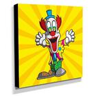 Quadro Infantil Palhaço Canvas 30x30cm-inf340