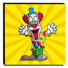 Quadro Infantil Palhaço Canvas 30x30cm-inf340