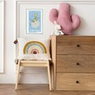 Quadro Infantil Pequeno Príncipe Mundo - Selo 24x18cm - Com V