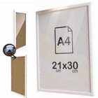 Quadro Infantil Safari Balão 6 Un A4 Vidro E Pendurador