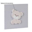 Quadro Infantil Tema Ursinho Azul
