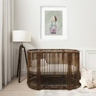 Quadro Infantil Urso Antigo - 60x48cm Moldura Preta