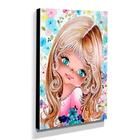 Quadro Infantil Vintage Menina Bonita Canvas 40x30cm-inf514