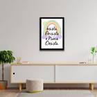 Quadro Insista, Persista E Nunca Desista 24x18cm Moldura:made