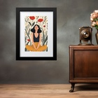 Quadro Interação Com A Natureza - 60x48cm Moldura Preta