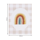 Quadro Iris Multicolorido sem Vidro 30x40cm Arte Própria