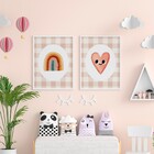 Quadro Iris Multicolorido sem Vidro 30x40cm Arte Própria