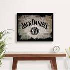 Quadro Jack Daniel's Basic 24x18cm - Com Vidro Moldura:madeir