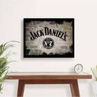 Quadro Jack Daniel's Basic 45x34cm - Com Vidro Moldura:madeir