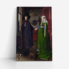 Quadro Jan Van Eyck O Casal Arnolfini Canvas 140x90cm