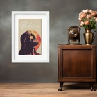 Quadro Jesus Believer - 60x48cm Moldura Branca