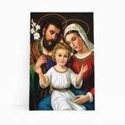 Quadro Jesus Cristo João E Maria Religião Canvas 100x70cm