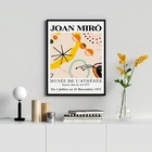 Quadro Joan Miró - Elements 24x18cm Moldura:madeira Preta