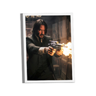Quadro John Wick Disparo De Fogo -- Br Artes