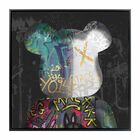 Quadro Kaws Arte Urbana Urban A 80x80cm