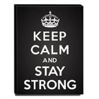 Quadro Keep Calm And Stay Strong Canvas 40x30cm-kca03