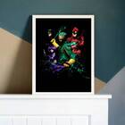 Quadro Kick-ass 24x18cm Moldura:madeira Branca