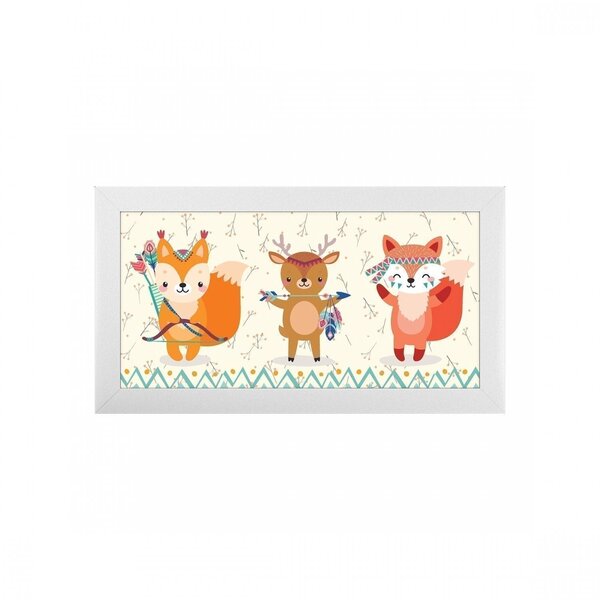 Quadro Kids Sem Vidro 25x12,5cm Belchior