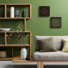 Quadro Ladrilho Setas - Marrom