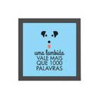 Quadro Lambida Vale Mais Que Mil Palavras 20x20cm Moldura:mad