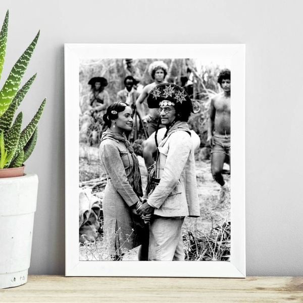 Quadro Lampião E Maria Bonita 45x34cm - Com Vidro Moldura:mad