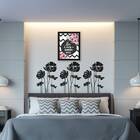 Quadro Lar É Onde O Amor Está 24x18cm - Com Vidro Moldura:mad