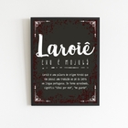 Quadro Laroiê Significado 33x24cm Moldura:madeira Branca