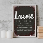 Quadro Laroiê Significado 33x24cm Moldura:madeira Preta