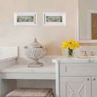 Quadro Lavabo Iii Kapos Branco 34x19cm