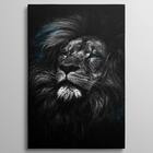 Quadro Leão Alfa - 1 Tela