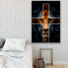 Quadro Leão Cruz -- Br Artes