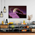 Quadro Leão Das Galáxias -- Br Artes