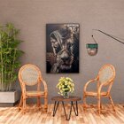 Quadro Leão De Judá E Cristo